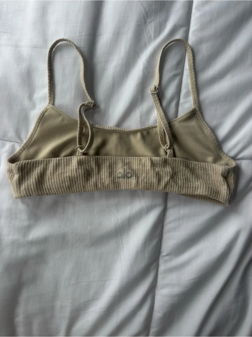 ALO Yoga Neutral Beige Sports Bralette